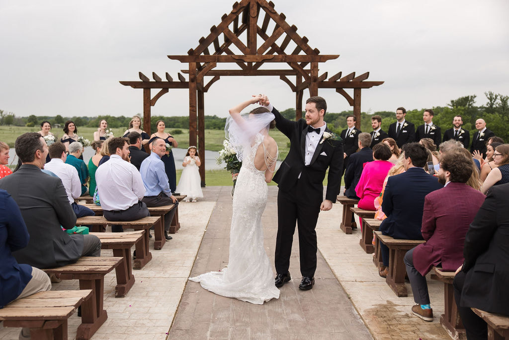 outdoor wedding near Denton texas